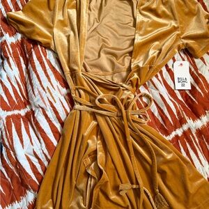 Billabong Gold Wrap Dress